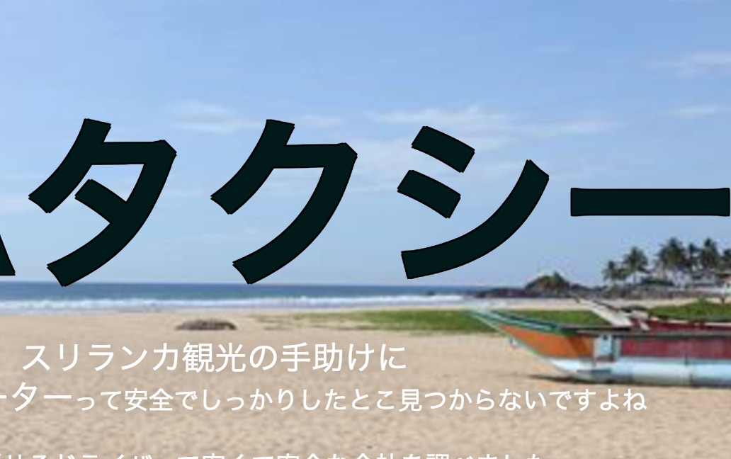 rc-noricaの赤十字応援をしてるスリランカタクシーチャーター